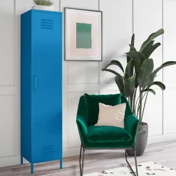 Wohnen 1-türiger Spindschrank in Blau - Datinel