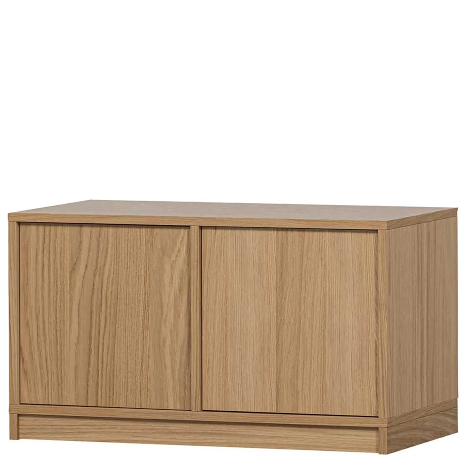 Wohnen 2-türiger Unterschrank für TV in Eiche - Ewana
