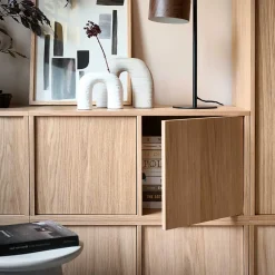 Wohnen 2-türiger Unterschrank für TV in Eiche - Ewana