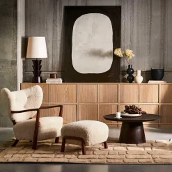 Wohnen 2-türiger Unterschrank für TV in Eiche - Ewana