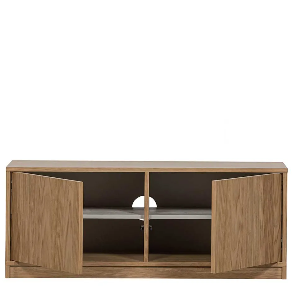 Wohnen 2-türiger Unterschrank für TV in Eiche - Ewana