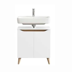 Wohnen 2-türiger Waschbeckenschrank modern - Zenata