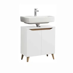 Wohnen 2-türiger Waschbeckenschrank modern - Zenata