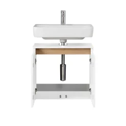 Wohnen 2-türiger Waschbeckenschrank modern - Zenata