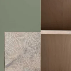 Wohnen 2-türiger Wohnzimmer Hängeschrank in Grau - Ajevos