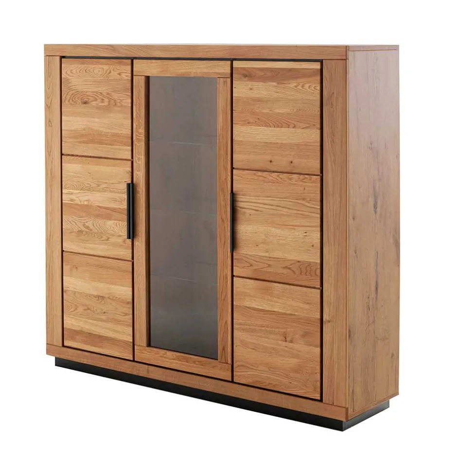 Wohnen 3-türiger Wohnzimmerschrank 153x142x40 cm - Vlacoma