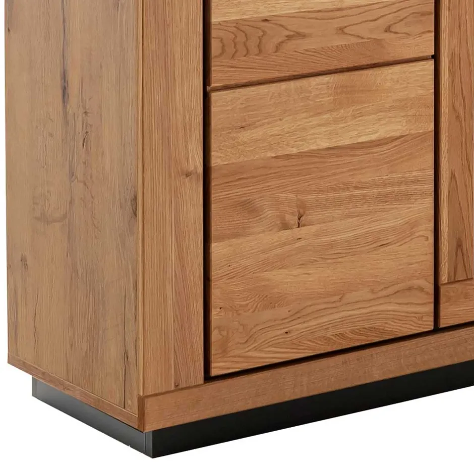 Wohnen 3-türiger Wohnzimmerschrank 153x142x40 cm - Vlacoma