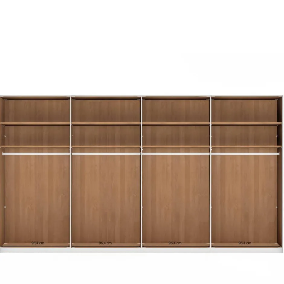 8-türiger XXL-Kleiderschrank in Erle - Angelina^Wohnen Hot