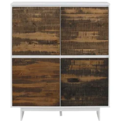 Wohnen 4-türiges Highboard im Scandi Chic - Chihu