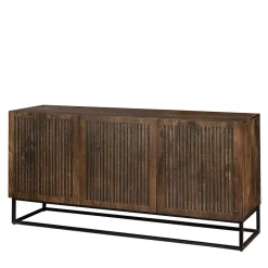 3-türiges Holz Sideboard mit Bügelgestell - Lyrica^Wohnen Discount