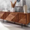4-türiges Massivholz Sideboard 140 cm breit - Surin^Wohnen Sale