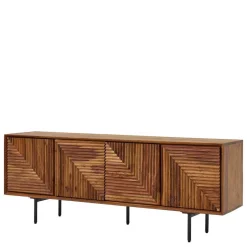 4-türiges Massivholz Sideboard 140 cm breit - Surin^Wohnen Sale