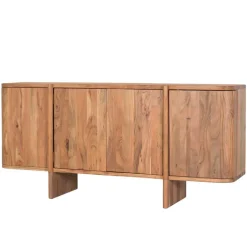 Wohnen 4-türiges Sideboard aus Akazie Massivholz - Spiaggia