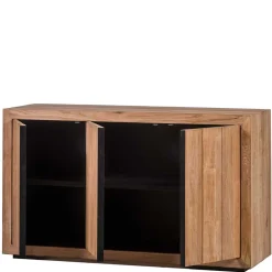 3-türiges Sideboard aus Teak Massivholz - Myons^Wohnen Outlet