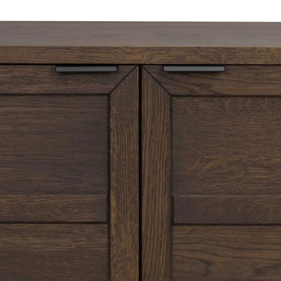 Wohnen 2-türiges Sideboard in Eiche Braun - Ekorena