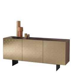 3-türiges Sideboard mit Spiegel Front Bronze - Imarena^Wohnen Sale