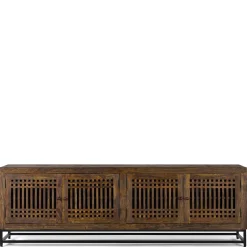 Wohnen 4-türiges TV Lowboard mit 2 m Breite - Charin