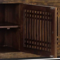 Wohnen 4-türiges TV Lowboard mit 2 m Breite - Charin