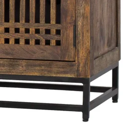 Wohnen 4-türiges TV Lowboard mit 2 m Breite - Charin