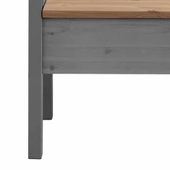 Wohnen Truhenbank mit Armlehnen Jytte aus Kiefernholz