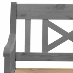 Wohnen Truhenbank mit Armlehnen Jytte aus Kiefernholz