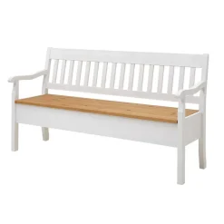 Truhenbank Molzau in Weiß^Wohnen Discount