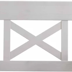 Wohnen Truhenbank Yoan in Grau Weiß