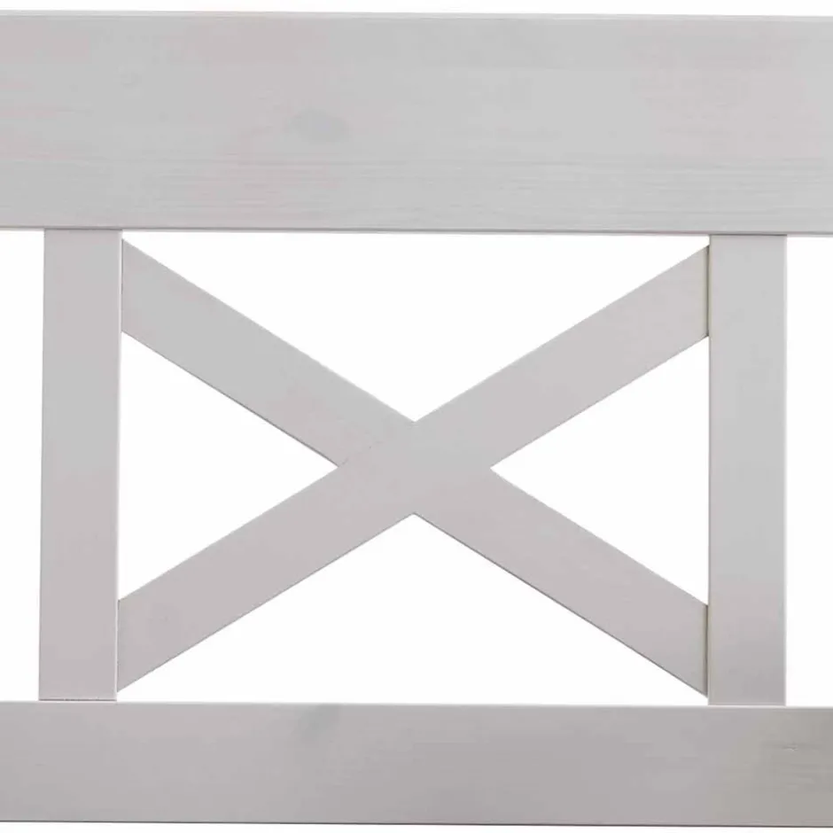 Wohnen Truhenbank Yoan in Grau Weiß