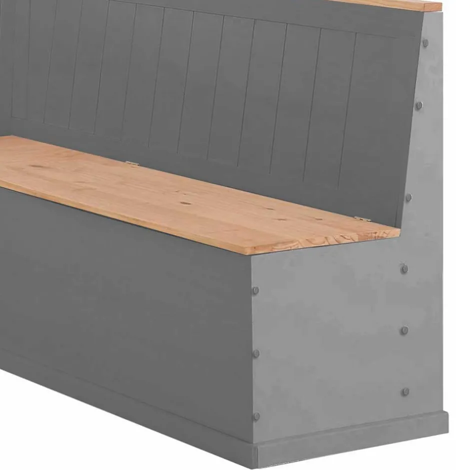 Truhen-Eckbank mit vier Sitzplätzen - Bernau^Wohnen Discount