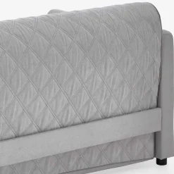 TTF Ausziehcouch in Hellgrau Stoff - Cyras^Wohnen Clearance