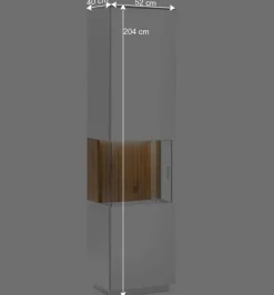 Wohnen TV Anbauwand Designmöbel Set - Miloris (dreiteilig)