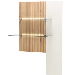 Wohnen TV Anbauwand Designmöbel Set - Miloris (dreiteilig)