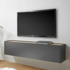 Wohnen TV Anbauwand für Fernseher hängend - Ahilav I (dreiteilig)