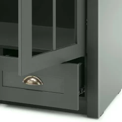 TV Anbauwand in Dunkelgrün - Niestov (dreiteilig)^Wohnen New