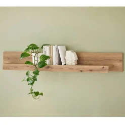 Wohnen TV Anbauwand in Eiche - Brocus (vierteilig)