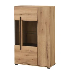 Wohnen TV Anbauwand in Eiche - Brocus (vierteilig)