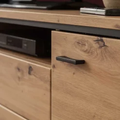 TV Anbauwand in Eicheoptik - Nikdus (vierteilig)^Wohnen