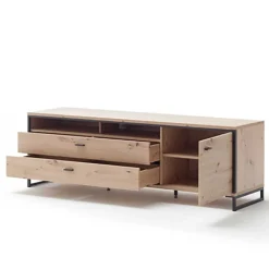 TV Anbauwand in Eicheoptik - Nikdus (vierteilig)^Wohnen