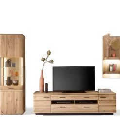 Wohnen TV Anbauwand Möbel Kombination - Crupean (dreiteilig)