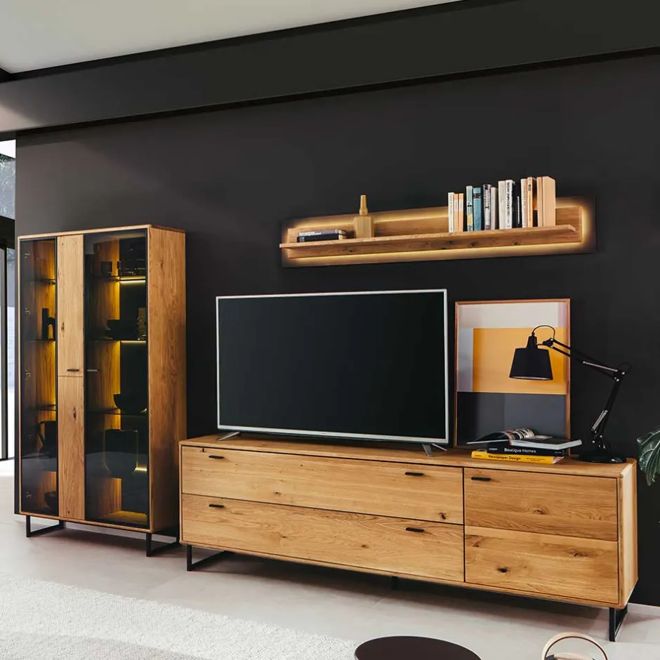 Wohnen TV Anbauwand Schränke - Flacona (dreiteilig)