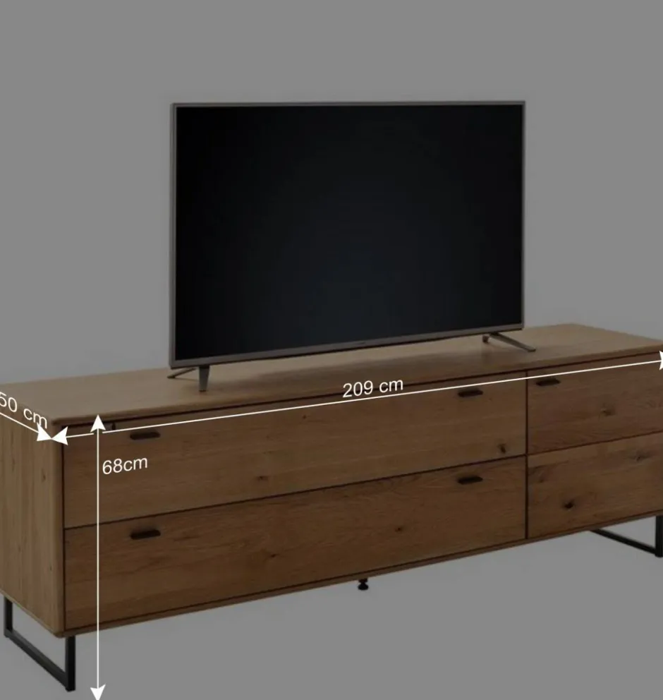 Wohnen TV Anbauwand Schränke - Flacona (dreiteilig)