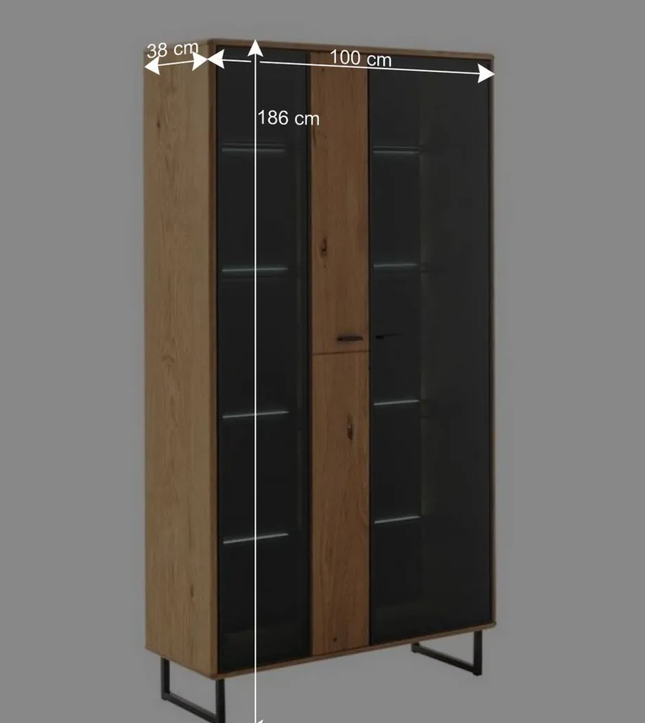 Wohnen TV Anbauwand Schränke - Flacona (dreiteilig)