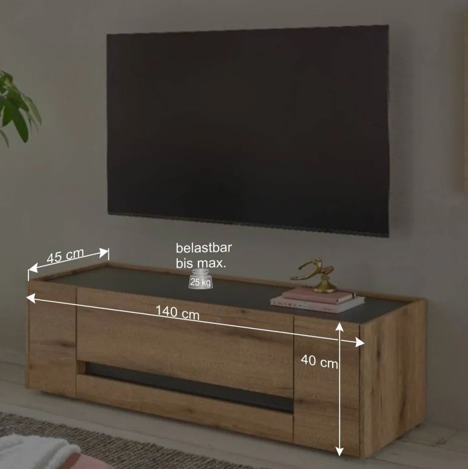 TV Anbauwand Set - Colomania (fünfteilig)^Wohnen Online