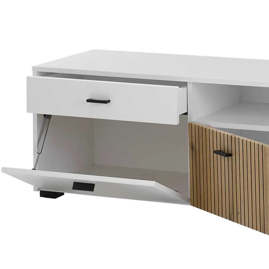 TV Anbauwand Set modern - Nenaloro (vierteilig)^Wohnen