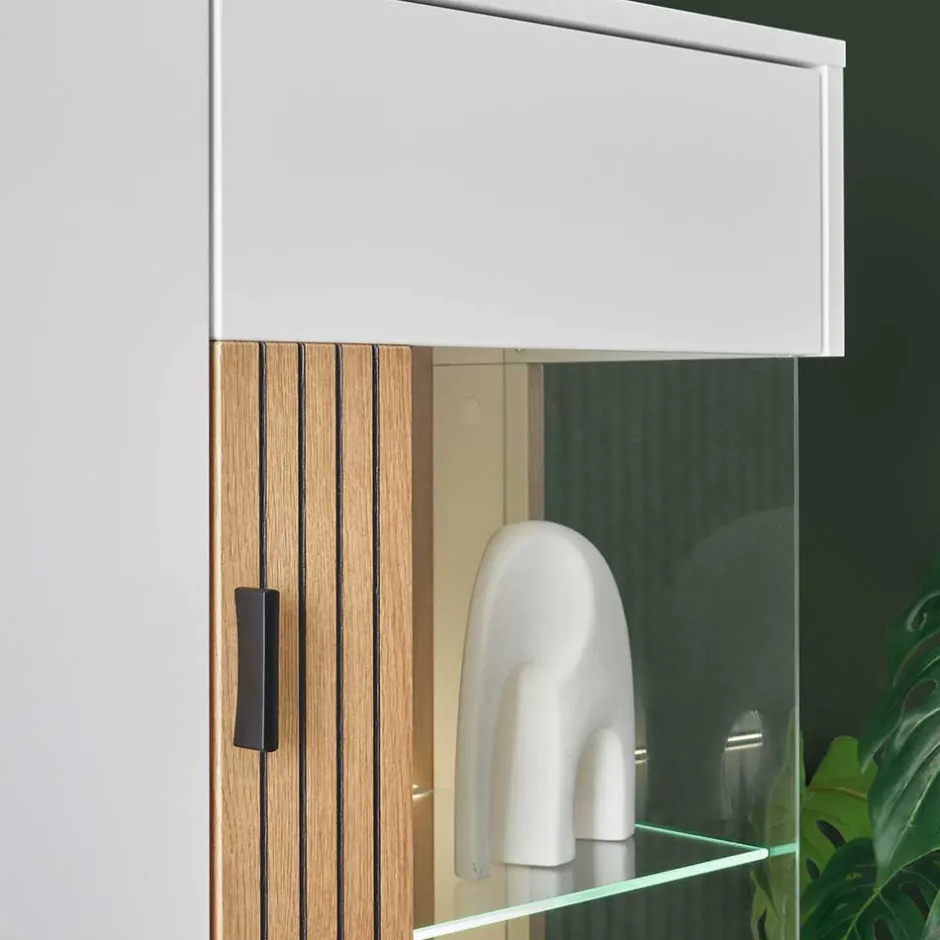 TV Anbauwand Set modern - Nenaloro (vierteilig)^Wohnen