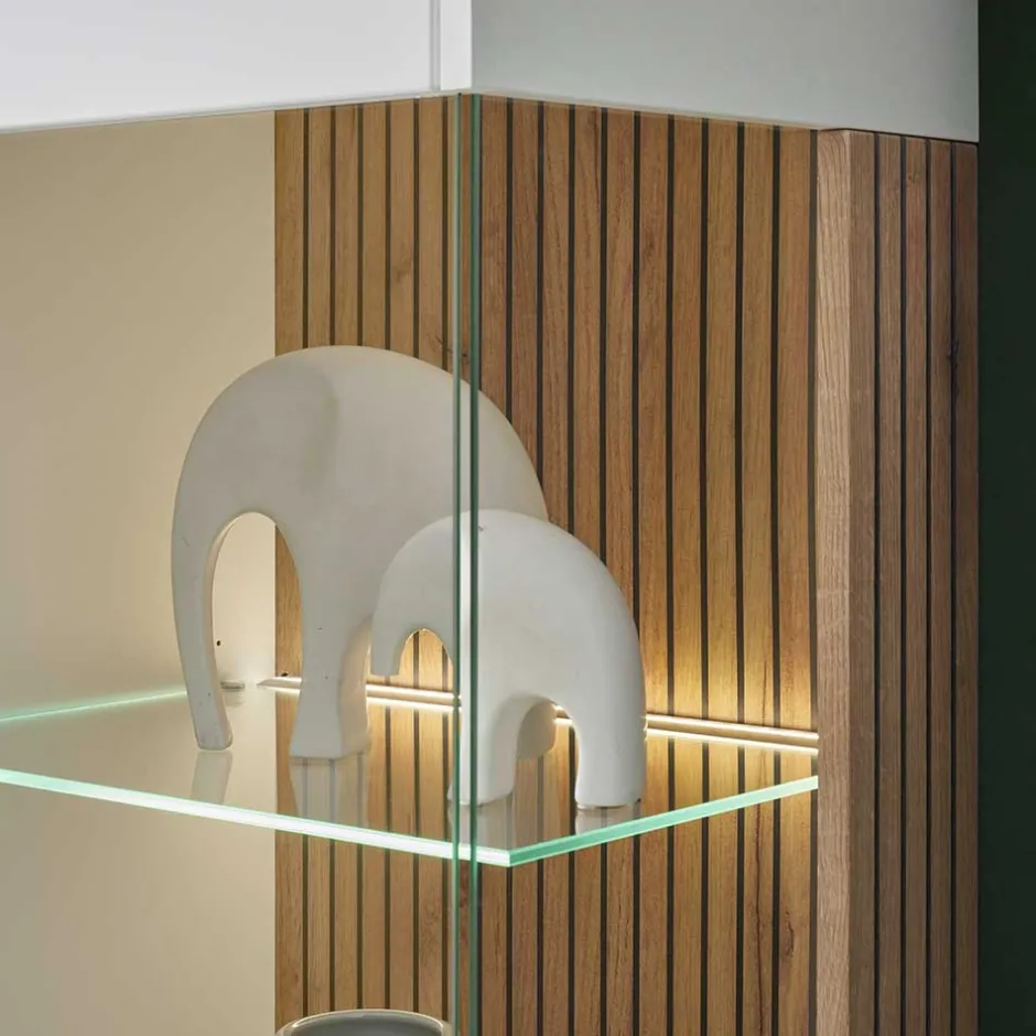 TV Anbauwand Set modern - Nenaloro (vierteilig)^Wohnen