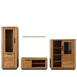 Wohnen TV Anbauwand teilmassiv Set - Vlacoma (vierteilig)