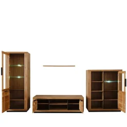 Wohnen TV Anbauwand teilmassiv Set - Vlacoma (vierteilig)