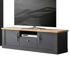 TV Anbauwand Wohnzimmermöbel Set - Lionel (vierteilig)^Wohnen New