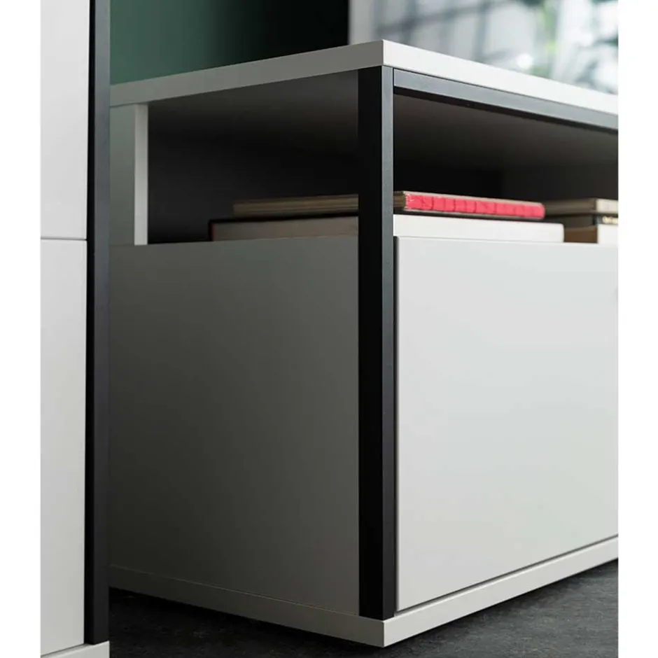 TV Anbauwand-Möbel als Set - Loazin (dreiteilig)^Wohnen Discount